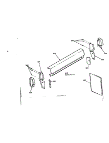 End Panel Kit parts for Kenmore Range 628.6628312 (6286628312, 628 6628312) from AppliancePartsPros.com