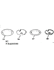 Optional Porcelain Pan & Chrome Ring Kit parts for Kenmore Range 628.6628590 (6286628590, 628 6628590) from AppliancePartsPros.com