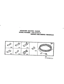 Wiring And Wiring Terminals parts for Kenmore Range 628.6658310 (6286658310, 628 6658310) from AppliancePartsPros.com