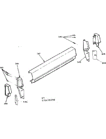 Optional Backguard Kit parts for Kenmore Range 628.6658590 (6286658590, 628 6658590) from AppliancePartsPros.com