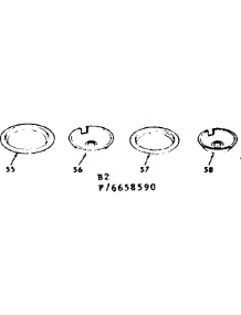 Optional Porcelain Pan & Chrome Ring Kit parts for Kenmore Range 628.6658590 (6286658590, 628 6658590) from AppliancePartsPros.com