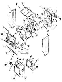 Dryer-Cabinet, Drum, Heater parts for Kenmore Washer Dryer Combo 417.99170820 (41799170820, 417 99170820) from AppliancePartsPros.com