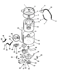 Washer-Tubs, Hoses, Motor parts for Kenmore Washer Dryer Combo 417.99175800 (41799175800, 417 99175800) from AppliancePartsPros.com