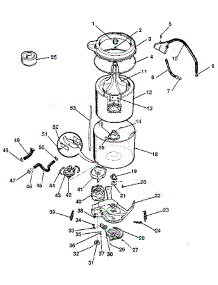 Washer-Tubs, Hoses, Motor parts for Kenmore Washer Dryer Combo 417.99180100 (41799180100, 417 99180100) from AppliancePartsPros.com