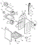Washer-Cabinet, Top Panel, Base