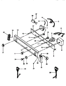 Control Panel parts for Kenmore Washer Dryer Combo 417.99370130 (41799370130, 417 99370130) from AppliancePartsPros.com