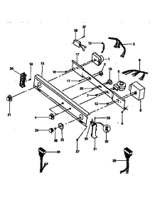Control Panel parts for Kenmore Washer Dryer Combo 417.99375810 (41799375810, 417 99375810) from AppliancePartsPros.com