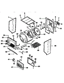 Drum parts for Kenmore Washer Dryer Combo 417.99390810 (41799390810, 417 99390810) from AppliancePartsPros.com