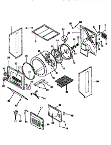 Drum parts for Kenmore Washer Dryer Combo 417.99390830 (41799390830, 417 99390830) from AppliancePartsPros.com