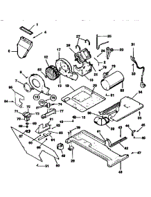 Dryer, Motor, Blower, Belt parts for Kenmore Washer Dryer Combo 417.99395110 (41799395110, 417 99395110) from AppliancePartsPros.com