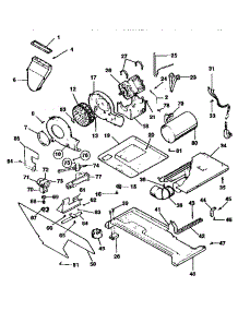 Dryer, Motor, Blower, Belt parts for Kenmore Washer Dryer Combo 417.99395120 (41799395120, 417 99395120) from AppliancePartsPros.com