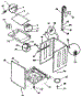 Washer-Cabinet, Top Panel, Base
