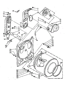 Bulkhead Parts parts for Kenmore Dryer 110.87810100 (11087810100, 110 87810100) from AppliancePartsPros.com