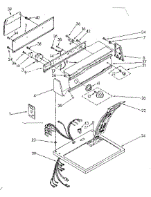 Top And Console Parts parts for Kenmore Dryer 110.87862100 (11087862100, 110 87862100) from AppliancePartsPros.com
