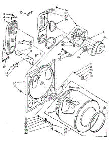 Bulkhead Parts parts for Kenmore Dryer 110.87863700 (11087863700, 110 87863700) from AppliancePartsPros.com