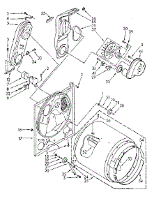 Bulkhead Parts parts for Kenmore Dryer 110.87870100 (11087870100, 110 87870100) from AppliancePartsPros.com