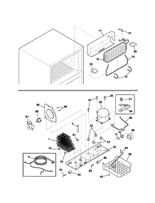 System parts for Kenmore Refrigerator 253.64852400 (25364852400, 253 64852400) from AppliancePartsPros.com