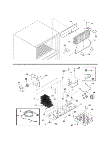 System parts for Kenmore Refrigerator 253.64854408 (25364854408, 253 64854408) from AppliancePartsPros.com