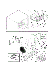 System parts for Kenmore Refrigerator 253.64863400 (25364863400, 253 64863400) from AppliancePartsPros.com