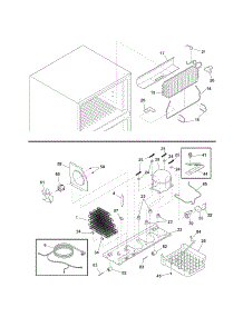 System parts for Kenmore Refrigerator 253.6172401Z (2536172401Z, 253 6172401Z) from AppliancePartsPros.com