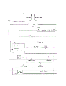 Wiring Schematic parts for Kenmore Refrigerator 253.61799102 (25361799102, 253 61799102) from AppliancePartsPros.com