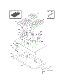 Maintop parts for Kenmore Cooktop 790.33263600 (79033263600, 790 33263600) from AppliancePartsPros.com