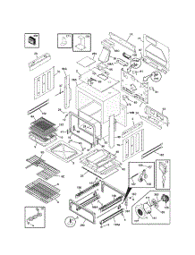 Body parts for Kenmore Range 790.36603601 (79036603601, 790 36603601) from AppliancePartsPros.com