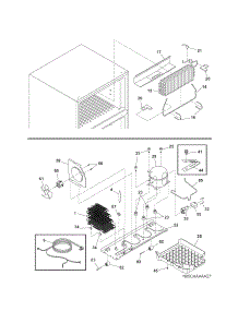 System parts for Kenmore Refrigerator 253.7419940G (2537419940G, 253 7419940G) from AppliancePartsPros.com