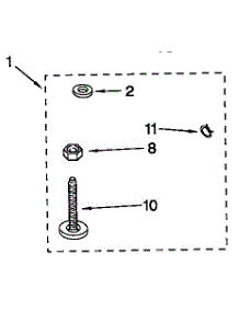 Miscellaneous parts for Kenmore Washer 110.91565200 (11091565200, 110 91565200) from AppliancePartsPros.com
