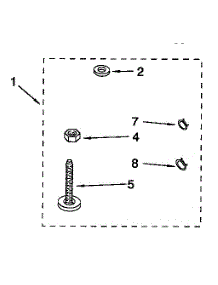 Miscellaneous parts for Kenmore Washer 110.91566400 (11091566400, 110 91566400) from AppliancePartsPros.com