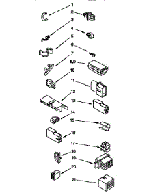 Wiring Harness Parts parts for Kenmore Washer 110.91578100 (11091578100, 110 91578100) from AppliancePartsPros.com
