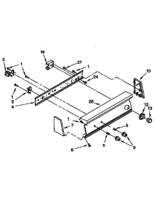 Control Panel Parts parts for Kenmore Washer 110.91578800 (11091578800, 110 91578800) from AppliancePartsPros.com