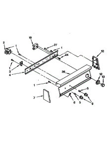 Control Panel parts for Kenmore Washer 110.91579100 (11091579100, 110 91579100) from AppliancePartsPros.com