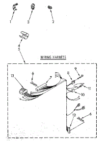 Wiring Harness parts for Kenmore Washer 110.92060100 (11092060100, 110 92060100) from AppliancePartsPros.com