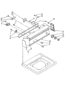 Console Panel parts for Kenmore Washer 110.92060100 (11092060100, 110 92060100) from AppliancePartsPros.com