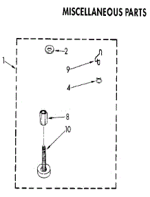 Miscellaneous parts for Kenmore Washer 110.92060120 (11092060120, 110 92060120) from AppliancePartsPros.com