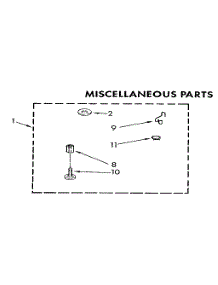 Miscellaneous parts for Kenmore Washer 110.92071610 (11092071610, 110 92071610) from AppliancePartsPros.com
