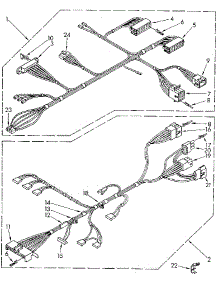 Wiring Harness parts for Kenmore Washer 110.92093100 (11092093100, 110 92093100) from AppliancePartsPros.com