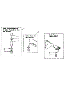Water System parts for Kenmore Washer 110.92093300 (11092093300, 110 92093300) from AppliancePartsPros.com