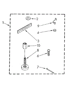 Miscellaneous parts for Kenmore Washer 110.92093300 (11092093300, 110 92093300) from AppliancePartsPros.com