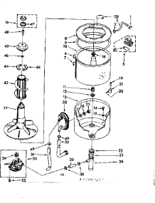 Tub And Basket Parts parts for Kenmore Washer 110.82072800 (11082072800, 110 82072800) from AppliancePartsPros.com
