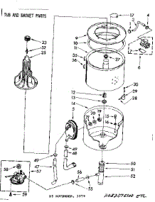 Tub And Basket Parts parts for Kenmore Washer 110.82075100 (11082075100, 110 82075100) from AppliancePartsPros.com