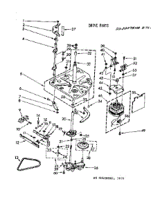 Drive Parts parts for Kenmore Washer 110.82075100 (11082075100, 110 82075100) from AppliancePartsPros.com