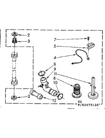 Miscellaneous Parts parts for Kenmore Washer 110.82075620 (11082075620, 110 82075620) from AppliancePartsPros.com