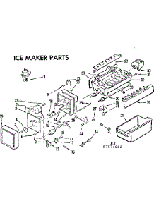 Ice Maker Parts parts for Kenmore Refrigerator 253.7674642 (2537674642, 253 7674642) from AppliancePartsPros.com