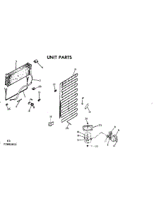 Unit Parts parts for Kenmore Refrigerator 253.7682621 (2537682621, 253 7682621) from AppliancePartsPros.com