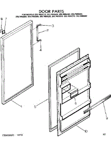 Door Parts parts for Kenmore Refrigerator 253.7683270 (2537683270, 253 7683270) from AppliancePartsPros.com