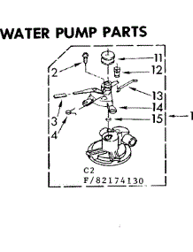 Water Pump Parts parts for Kenmore Washer 110.83174430 (11083174430, 110 83174430) from AppliancePartsPros.com