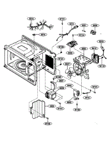 Oven Interior parts for Kenmore Microwave 721.63999300 (72163999300, 721 63999300) from AppliancePartsPros.com