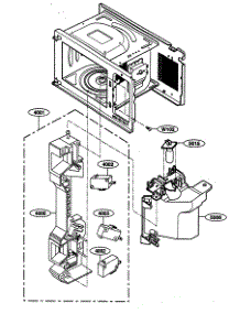 Latch Board parts for Kenmore Microwave 721.63999300 (72163999300, 721 63999300) from AppliancePartsPros.com